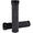 Black, variant on Mosiee Soft Touch Silicone Grips with Lock Ring for 22.2Mm for Mountain Bike Bars Black