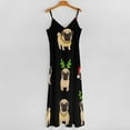 thumbnail image 5 of Cute Christmas Dogs Sleeveless Dress Women's Evening Dress Womans Clothing, 5 of 9