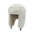 thumbnail image 1 of Decodeary Polyester Earflap Caps Autumn Non-shedding And Colorfast Head And Ears Cozy In Autumn No Loose white 1Set, 1 of 6