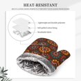 thumbnail image 4 of Disketp 60s and 70s Aesthetic1 Oven Mitts and Potholders BBQ Gloves-Oven Mitts and Pot Holders with Recycled Infill Silicone Non-Slip Cooking Gloves for Cooking Baking Grilling, 4 of 8