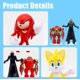 thumbnail image 4 of Set de 8 figuras de acción estilo erizo MyReiDo de PVC, 16 cm, 4 of 6