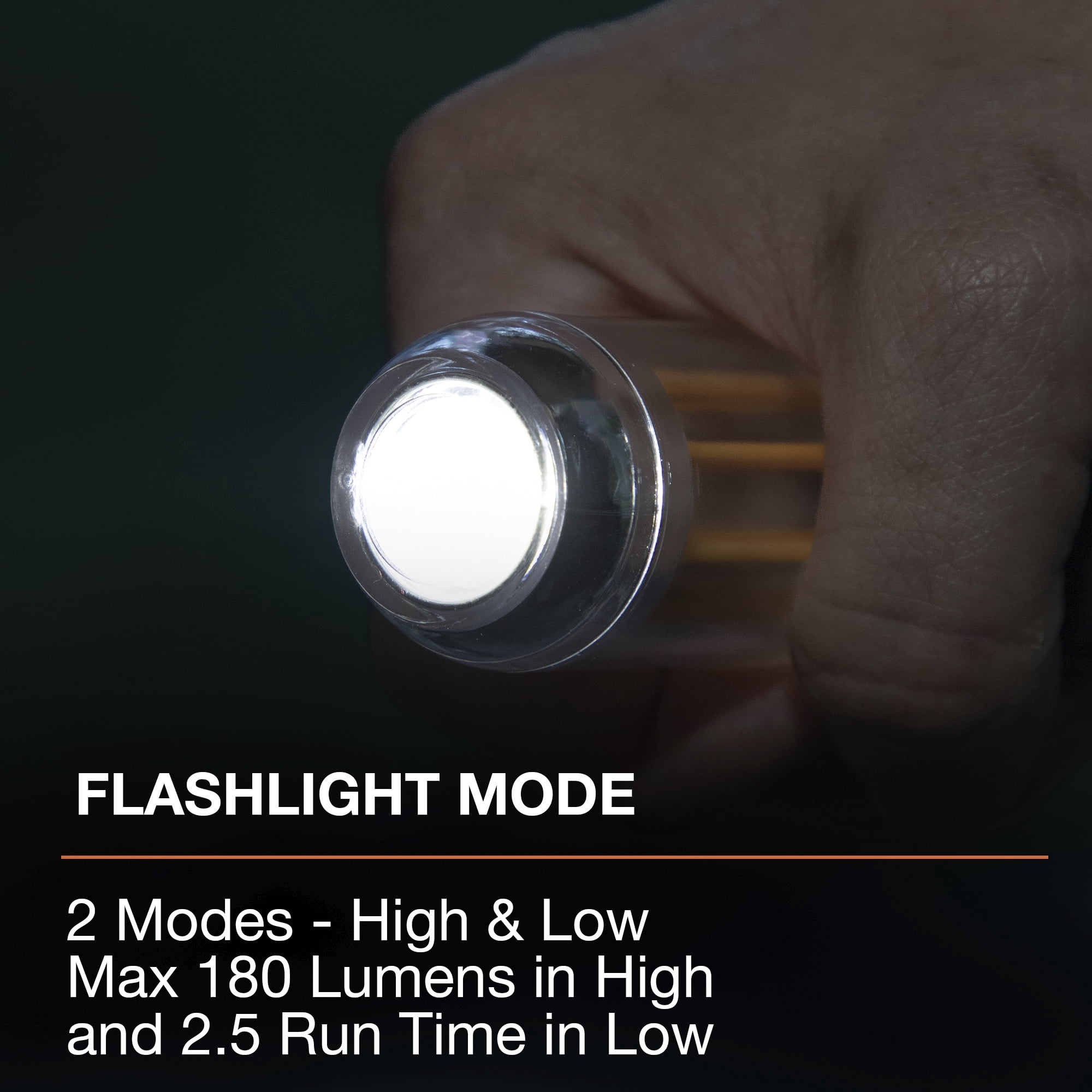 Ozark Trail 250-Lumen Rechargeable Electric Camping Lantern, Mini Filament Lantern and Flashlight