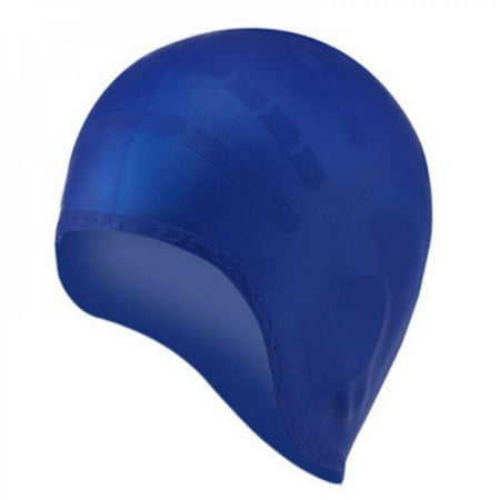 

Hazel Tech Promotion Clearance Womens Swim Cap for Long Hair High Elasticity Thick Silicone Swimming Hats for Women Men Unisex Adults Bathing Swimming Caps Keep Your Hair Dry (Blue)