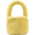 thumbnail image 1 of LHSHID Fuzzy Tote Bag for Women Faux Sherpa Small Tote Fluffy Cute Handbag Lipstick Bag Clutch Gift, 1 of 7