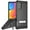 Black, variant on Tri-Shield Series for Samsung Galaxy A04s/A04/M13/A13/A32 5G Case, [Military Grade] Rugged Phone Cover with Metal Kickstand [Includes Wrist Strap Lanyard]