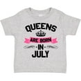 thumbnail image 3 of Inktastic Queens Are Born in July Boys or Girls Toddler T-Shirt, 3 of 5