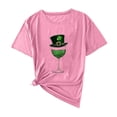 thumbnail image 3 of Camisas de Manga Corta para Mujeres Moda Casual Mujeres Camisa de Impresión Casual Cuello Redondo Pullover Tee Blusas de Manga Corta Casuales para Mujeres, 3 of 5