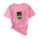 thumbnail image 5 of Camisas de Manga Corta para Mujeres Moda Casual Mujeres Camisa de Impresión Casual Cuello Redondo Pullover Tee Blusas de Manga Corta Casuales para Mujeres, 5 of 5