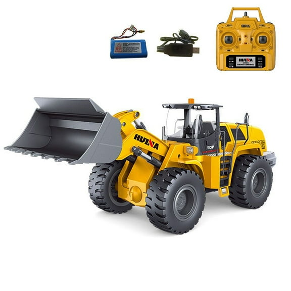 1/14 HUINA Toys 2.4G 10CH Radio Controlled Loader 1583 Electric Lifting System Lights Sound RC Construction Vehicles Assembled