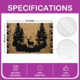 thumbnail image 2 of Erosebridal Rustic Deer Moose Place Mats Set of 4 for in Door Dinning, Woodland Wildlife Placemats Set of 4, Jungle Hunting Decor, 2 of 4