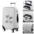 thumbnail image 5 of Stretch Luggage Cover M(22-24in)– Elastic Travel Suitcase Protector with Handle Openings & Bottom Closure, Washable Polyester Spandex Cover for 18"-32" Suitcases, S/M/L/XL Size, 5 of 6