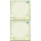 thumbnail image 1 of 200 hojas, 2 unidades, bloc de notas autoadhesivo cuadrado con estampado floral, pegatinas florales, blocs de notas adhesivas, 1 of 4