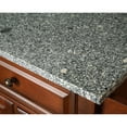 thumbnail image 6 of HomeStock Sophisticated Simplicity Full Size Kitchen Island with Spacious Countertop, Portable Design, Modern Kitchen Furniture, Convenient Storage Drawers-Color:Cherry,Size:Gray Granite Top, 6 of 8