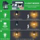 thumbnail image 4 of Farol solar de pared Kuniwa, paquete de 2 unidades, sensor de movimiento, impermeables, 4 of 8