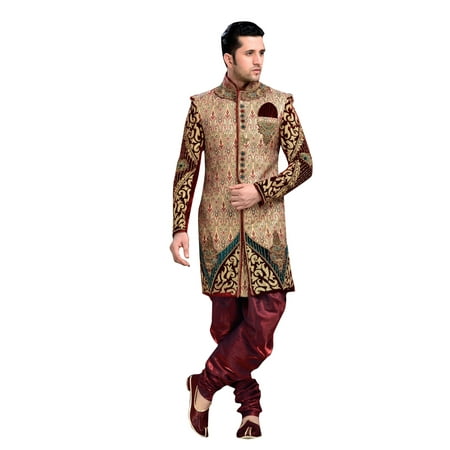 Traditional Multiple Brocade Jamawar And Velvet Indian Wedding