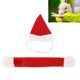 thumbnail image 4 of Juego de gorro y bufanda para mascotas pequeñas LHCER Disfraz navideño de animales pequeños, 4 of 8