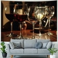 thumbnail image 4 of Orinice Wine Glasses Tapestry Wall Hanging Unique Style Graphic Tapestries Home Wall Decor Art for Living Room Bedroom Apartment Farmhouse Dorm 40x30inch, 4 of 6
