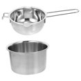 thumbnail image 1 of SEWACC 2 Pcs Kitchen Double Boiler for Wax Melting and Chocolate Heating, 1 of 6