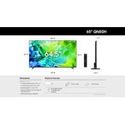 Samsung 65” Class QN80H Series Neo QLED Mini LED 4K UHD Samsung Vision AI Smart Tizen TV 2026 - QN65QN80HAFXZA