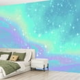 thumbnail image 2 of Peel and Stick Wallpaper Waterproof Galaxy fantasy pastel colors Wall Mural Decor Self Adhesive and Removable 69in x 98in, 2 of 8