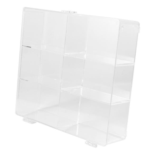 1Pc Display Rack Doll Toy Storage Box Household Storage Cabinet (Transparent)
