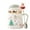 White, variant on Christmas Decorations Outdoor Glass&Bottle Christmas Ceramics Mug With Lid And Spoon Cute Festive Ceramic Coffee Cup With Box Christmas Theme Holiday Ceramic Coffee Mugs Cute Novelty Tea Cup