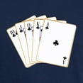 thumbnail image 3 of CafePress - Ace Clubs Flush T Shirt - Men's Classic Graphic Cotton T-Shirt, 3 of 4