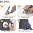 thumbnail image 3 of 4pcs Hat Clips Hat Holder Hands Free Bag Accessory, 3 of 5