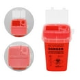 thumbnail image 4 of Huadaliy Sharps Container Bin Medical Biohazard Piercing Needles Tattoo Waste Box, 4 of 9