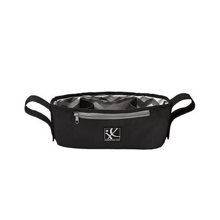 UPC: 0052678069315 | J.L. Childress Cargo N Drinks Universal Tray and Stroller Organizer Grey Chevron – Stroller Accessory with Cup Holders