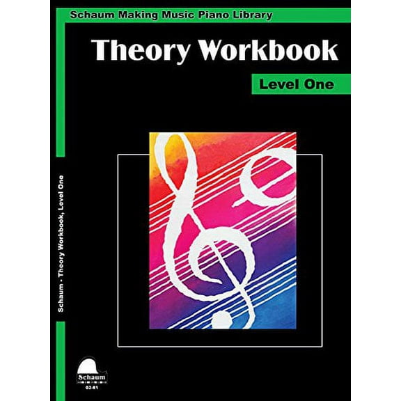SCHAUM Theory Workbook - Level 1 Educational Piano Book by Wesley Schaum