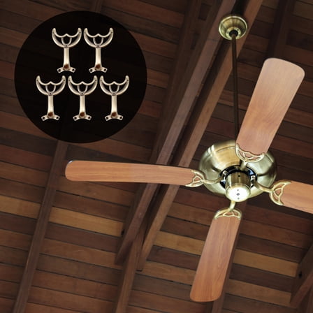 5pcs Ceiling Fan Arm Replacement Support Rods for Maintenance Repair and Installation Supplies Coffee
