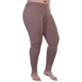 thumbnail image 1 of Angelina Women's Microfiber High Waist Full Coverage Leggings (6-Pack), 1 of 3