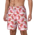 thumbnail image 2 of Uemuo Sweet Watermelon Pattern Mens Swim Trunks Quick Dry Board Shorts with Mesh Lining, Stretch Beach Shorts Quick Dry No-Chafing Board Shorts-3X-Large, 2 of 9