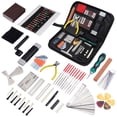 thumbnail image 1 of Kit de herramientas de guitarra LEKATO, 72 piezas, para guitarra acústica, ukelele y bajo, 1 of 6
