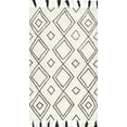 thumbnail image 2 of nuLOOM Layla Moroccan Diamond Tassel Wool Area Rug, 5' x 8', Ivory, 2 of 2