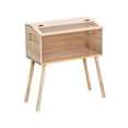 thumbnail image 4 of S SERENABLE Chick Brooder Box Small Animal Wooden Enclosure House for Birds Quails Ducks 40 cmx30 cmx30 cm, 4 of 9