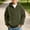 Army Green-A, variant on FRSASU Boys Corduroy Full Zip Hoodie Jacket, Kids Long Sleeve Casual Hooded Coat with Kangaroo Pocket for Fall Winter Blue-C