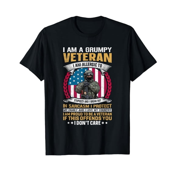 I am a Grumpy Veteran T-Shirt