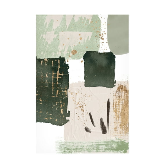 Trademark Fine Art Sally Ann Moss Green of Curiosity 4 Canvas Wall Art