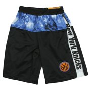 Zipway NBA Youth New York Knicks Brilliant Basketball Shorts - Black / Blue