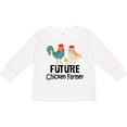 thumbnail image 3 of Inktastic Future Chicken Farmer Childs Boys or Girls Long Sleeve Toddler T-Shirt, 3 of 5