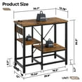 thumbnail image 2 of Bestier Support d'Aquarium de 20-29-37 Gallons avec Prises de Courant, Étagère de Rangement Réversible en Métal Robuste à 3 Niveaux pour Aquarium, 2 of 7