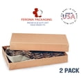 thumbnail image 6 of Apparel Boxes 2 Pack - Shirt & Dress Boxes for Gifts - Premium Cardboard Packaging for Clothing, Art Supplies, Birthdays & Holidays, 6 of 6