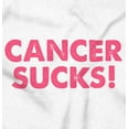 thumbnail image 2 of Cancer Sucks Breast Awareness Quote Tank Top Tee Shirt Women Brisco Brands S, 2 of 6
