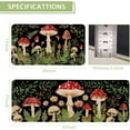 thumbnail image 3 of Farmhouse Mushroom Kitchen Rugs Set of 2 Non Slip Mushroom Kitchen Mats Farmhouse Home Decor Low-Profile Washable Floor Mat 17x47 Inch and 17x29 Inch, 3 of 6