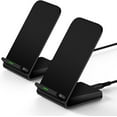 TRAHOOFast S24 Ultra Samsung Wireless Charger Stand, 2 Pack 15W