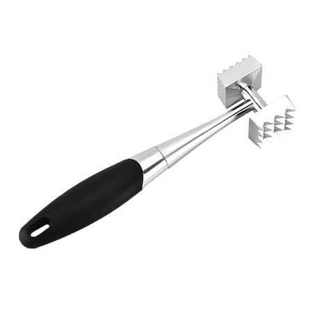 

WQQZJJ Kitchen Supplies Christmas Sale Deals Stainless steel Double Side Meat Pounder Tenderiser Hammer Steak Mallet BBQ Tool on Clearance