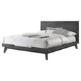 thumbnail image 3 of Modrest Soria 80x83" Modern Wood & Fabric Eastern King Bed in Wash Gray, 3 of 8