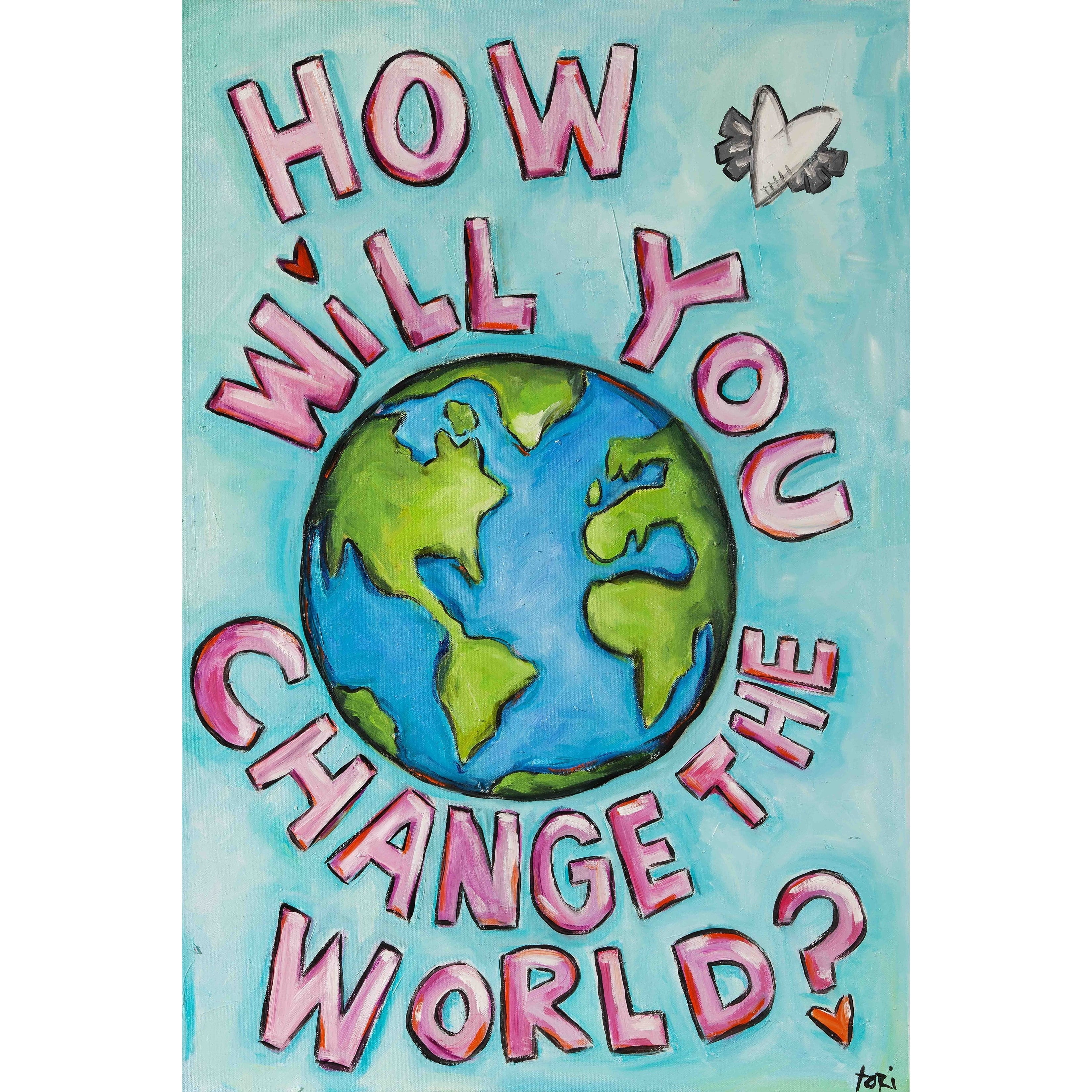 Marmont Hill "How Will You" by Tori Campisi Painting Print on Canvas